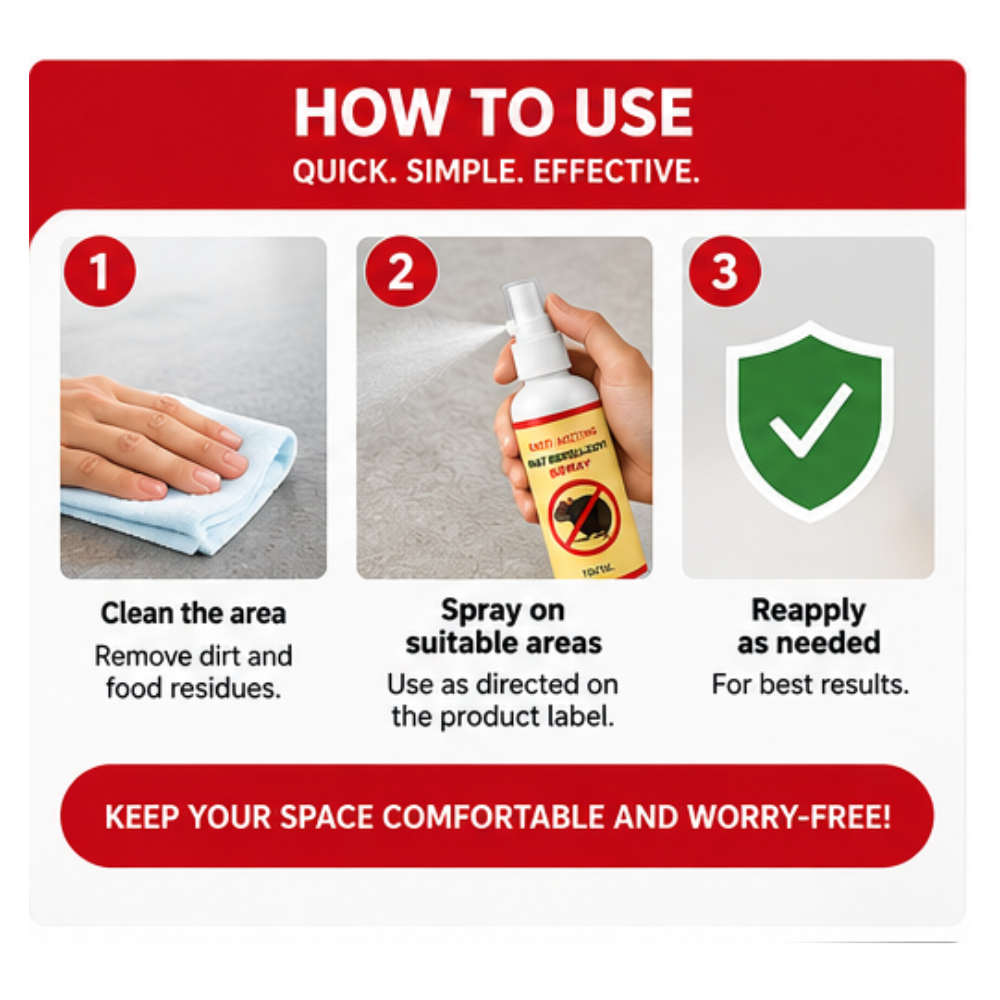 Rat Repellent Spray (Pack of 2)