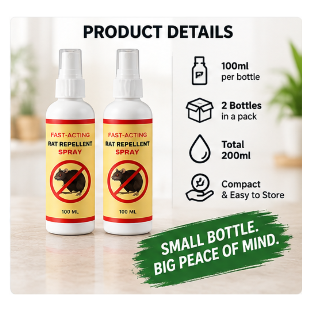 Rat Repellent Spray (Pack of 2)