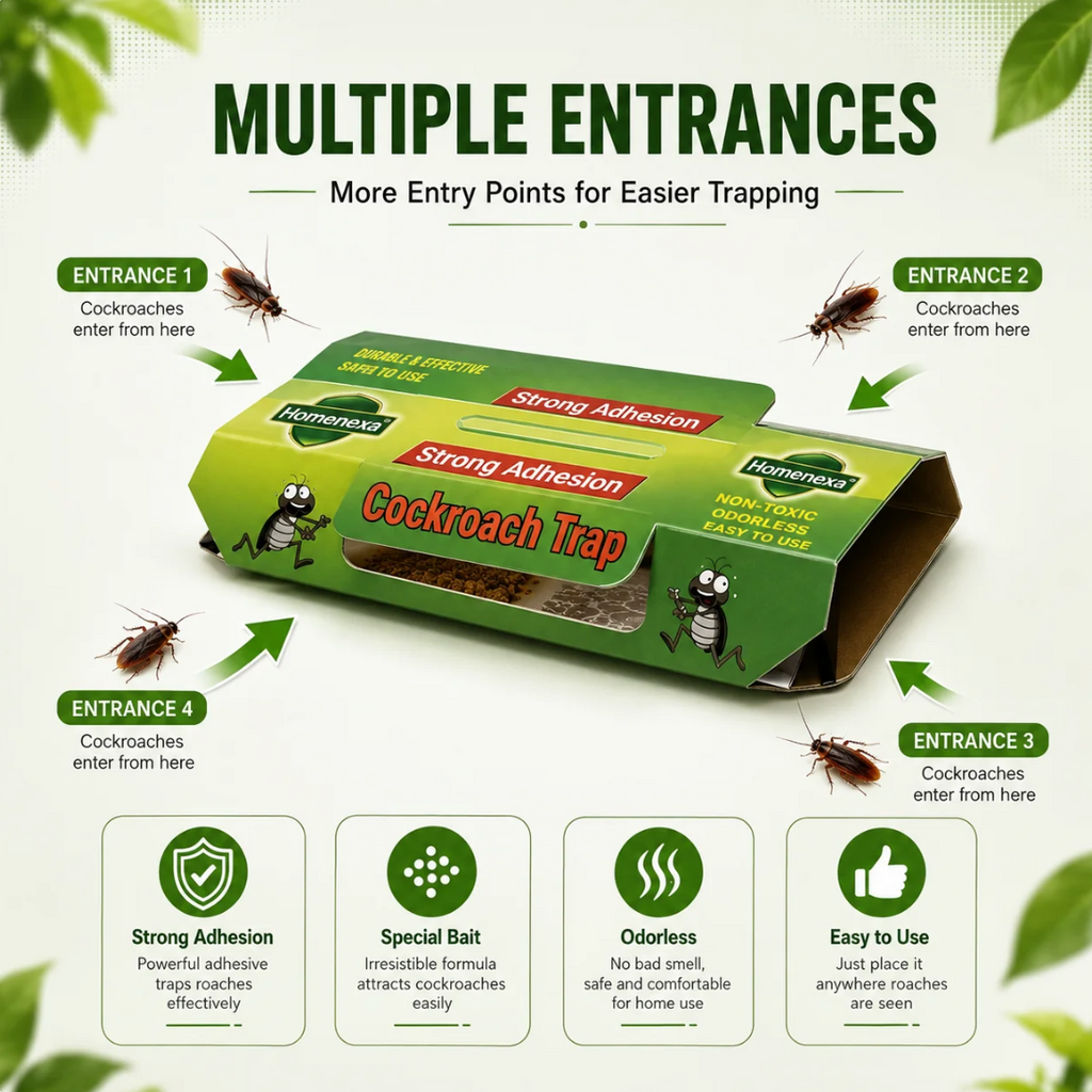 10 Pcs Cockroach Killer Trap
