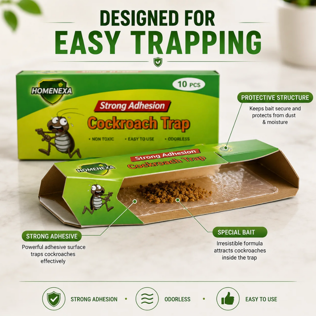 10 Pcs Cockroach Killer Trap