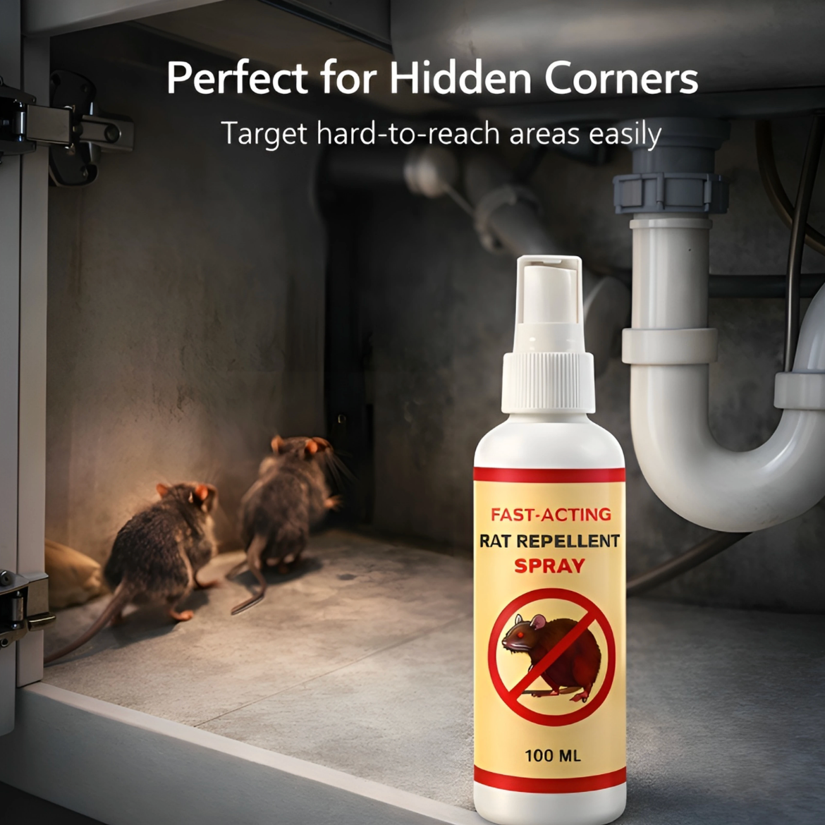 Rat Repellent Spray (2 Packs)