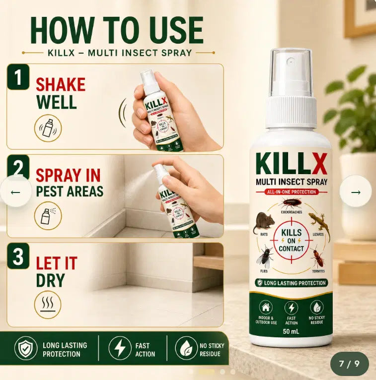 Kitnashak Spray (Buy 1 Get 2 Free)